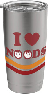 Maruchan I Heart Noods Humour Logo Stainless Steel Insulated Tumbler