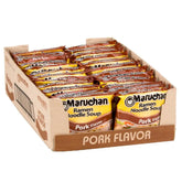 Maruchan Ramen Noodle Soup, Pork Flavor – Japanese-Style Instant Noodles, Quick & Easy Meal for Kids, Students & Busy Families – 3 Oz. (24 Pack)
