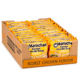 Maruchan Ramen Noodle Soup, Roast Chicken Flavor – Japanese-Style Instant Noodles, Quick & Easy Meal for Students & Busy Families – 3 Oz. (24 Pack)