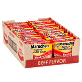 Maruchan Ramen Noodle Soup, Beef Flavor – Japanese-Style Instant Noodles, Quick & Easy Meal for Kids, Students & Busy Families – 3 Oz. (24 Pack)