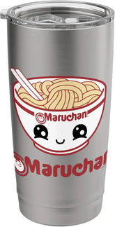 Maruchan Cute Noodle Bowl Face Logo Stainless Steel Insulated Tumbler