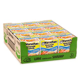 Maruchan Instant Lunch Ramen Noodles, Lime Flavor with Shrimp – Japanese-Style Instant Noodle Soup, Easy Meal Ready in 3 Minutes – 2.25 Oz. (12 Pack)