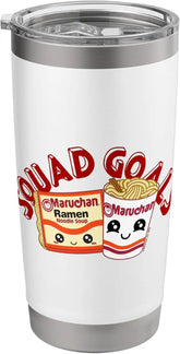 Maruchan Instant Lunch Squad Goals Noodle Friendship Kawaii Stainless Steel Insulated Tumbler
