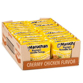 Maruchan Ramen Noodle Soup, Creamy Chicken Flavor – Japanese-Style Instant Noodles, Quick & Easy Meal for Students & Busy Families – 3 Oz. (24 Pack)