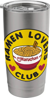 Maruchan Instant Lunch Ramen Lovers Club Bowl Logo Stainless Steel Insulated Tumbler