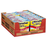 Maruchan Ramen Noodle Soup, Less Sodium Beef Flavor – Japanese-Style Instant Noodles, Quick & Easy Meal for Students & Busy Families – 3 Oz. (24 Pack)