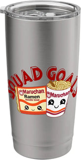 Maruchan Instant Lunch Squad Goals Noodle Friendship Kawaii Stainless Steel Insulated Tumbler