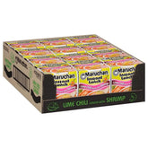 Maruchan Instant Lunch Ramen Noodles, Lime Chili with Shrimp – Japanese-Style Instant Noodle Soup, Easy Meal Ready in 3 Minutes – 2.25 Oz. (12 Pack)