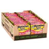 Maruchan Ramen Noodle Soup, Lime Chili Shrimp Flavor – Japanese-Style Instant Noodles, Quick & Easy Meal for Students & Busy Families – 3 Oz. (24 Pack)