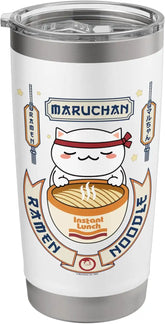 Maruchan Instant Lunch Kawaii Cat Ramen Noodle Bowl Stainless Steel Insulated Tumbler