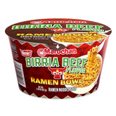 Maruchan Ramen Bowl, Birria Beef Flavor – Japanese-Style Instant Noodle Soup, Microwaveable Easy Meal for Students & Busy Families – 3.39 Oz. (6 Pack)