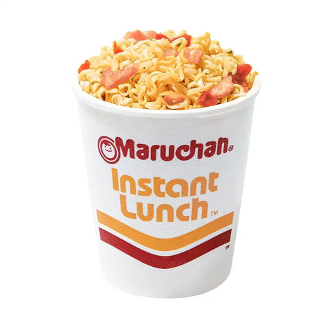 Maruchan Instant Lunch Ramen Noodles, Hot & Spicy Shrimp Flavor – Japanese-Style Instant Noodle Soup, Easy Meal Ready in 3 Minutes – 2.25 Oz., (Pack of 24)