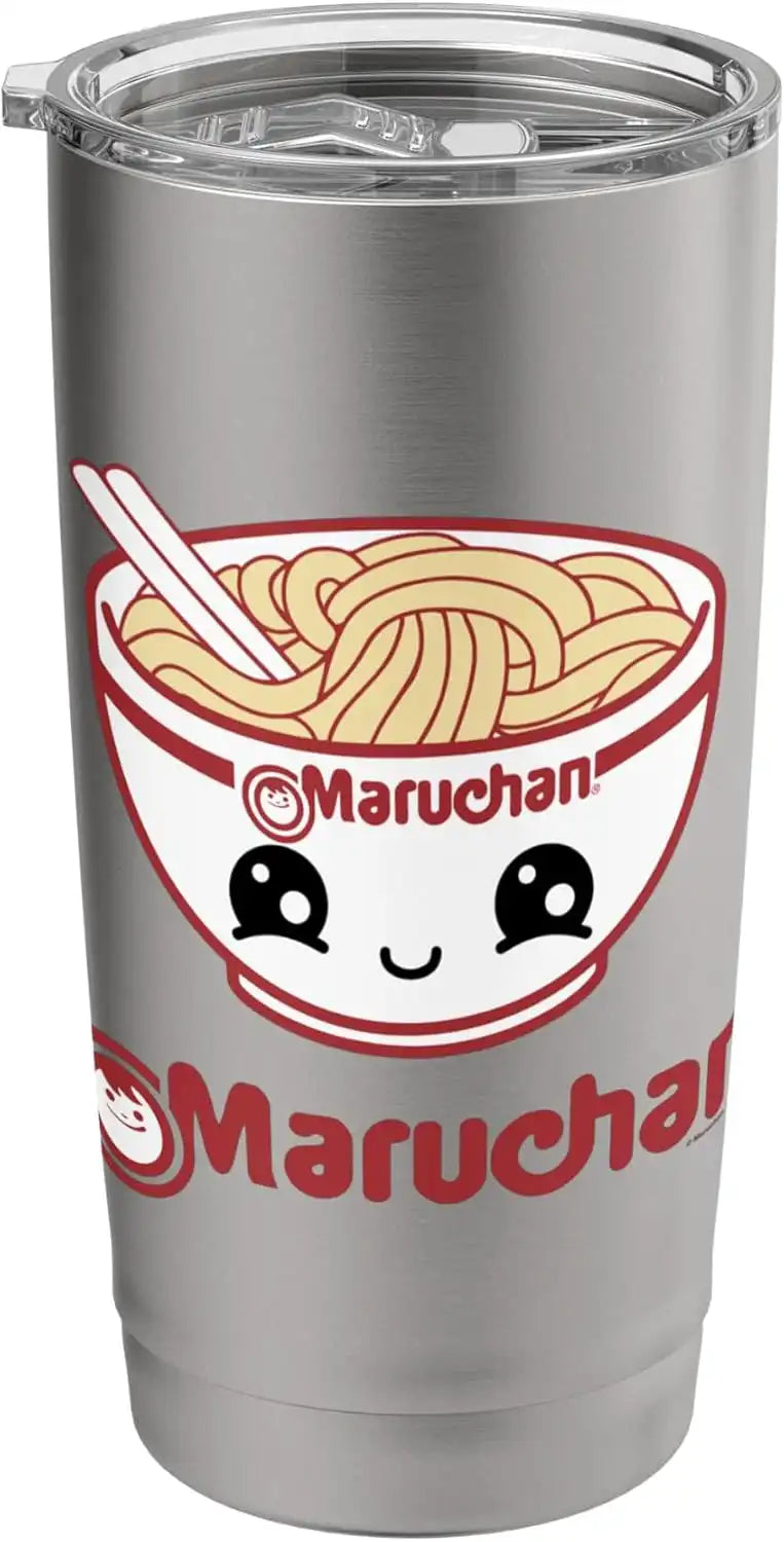 Maruchan Cute Noodle Bowl Face Logo Stainless Steel Insulated Tumbler