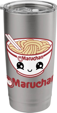 Maruchan Cute Noodle Bowl Face Logo Stainless Steel Insulated Tumbler
