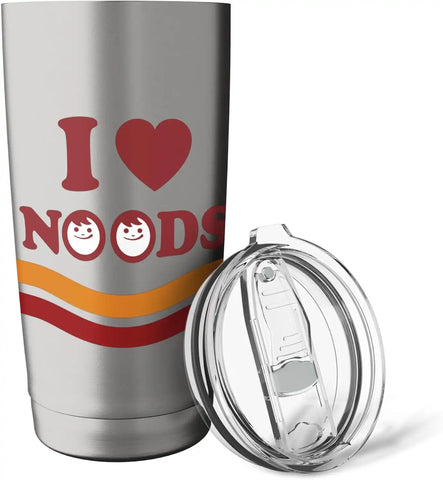 Maruchan I Heart Noods Humour Logo Stainless Steel Insulated Tumbler