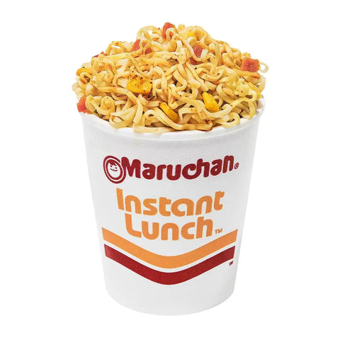 Maruchan Instant Lunch Ramen Noodles, Hot & Spicy Beef Flavor – Japanese-Style Instant Noodle Soup, Easy Meal Ready in 3 Minutes – 2.25 Oz., (Pack of 24)