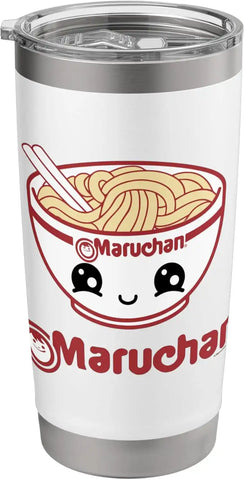 Maruchan Cute Noodle Bowl Face Logo Stainless Steel Insulated Tumbler