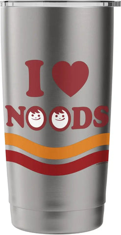 Maruchan I Heart Noods Humour Logo Stainless Steel Insulated Tumbler