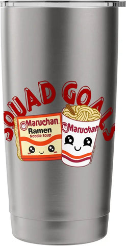 Maruchan Instant Lunch Squad Goals Noodle Friendship Kawaii Stainless Steel Insulated Tumbler