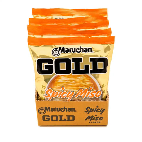 Maruchan Gold Spicy Miso Craft Ramen Noodles, Restaurant Quality Instant Ramen, 4.21 Oz, 5 Count (Pack of 2)