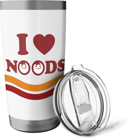Maruchan I Heart Noods Humour Logo Stainless Steel Insulated Tumbler