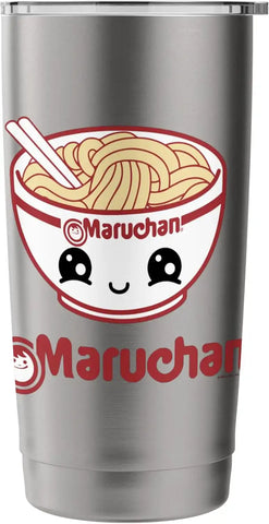 Maruchan Cute Noodle Bowl Face Logo Stainless Steel Insulated Tumbler