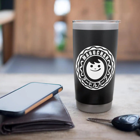 Maruchan Happy Face Classic Logo Stainless Steel Insulated Tumbler