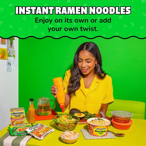 Maruchan Ramen Noodle Soup, Chili Flavor – Japanese-Style Instant Noodles, Quick & Easy Meal for Kids, Students & Busy Families – 3 Oz. (24 Pack)