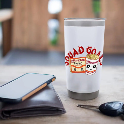 Maruchan Instant Lunch Squad Goals Noodle Friendship Kawaii Stainless Steel Insulated Tumbler