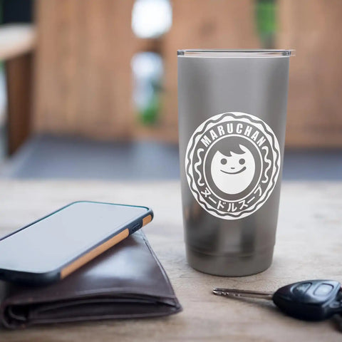 Maruchan Happy Face Classic Logo Stainless Steel Insulated Tumbler