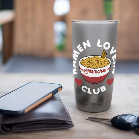 Maruchan Instant Lunch Ramen Lovers Club Cute Logo Stainless Steel Insulated Tumbler