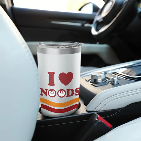 Maruchan I Heart Noods Humour Logo Stainless Steel Insulated Tumbler