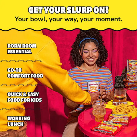 Maruchan Ramen Roast Beef,Instant Ramen Noodles,Ready to Eat Meals,3 Oz,(Pack of 48)