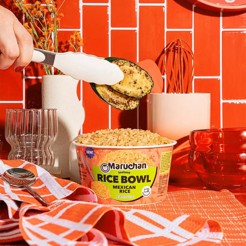 Maruchan Instant Rice Bowl, Mexican Flavor – Microwavable Quick & Easy Side Dish or Meal for Kids, Students and Busy Families – 4.02 Oz. (6 Pack)