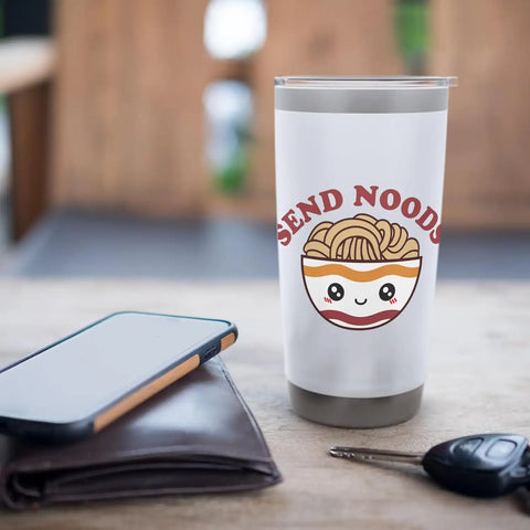 Maruchan Send Noods Ramen Bowl Face Stainless Steel Insulated Tumbler