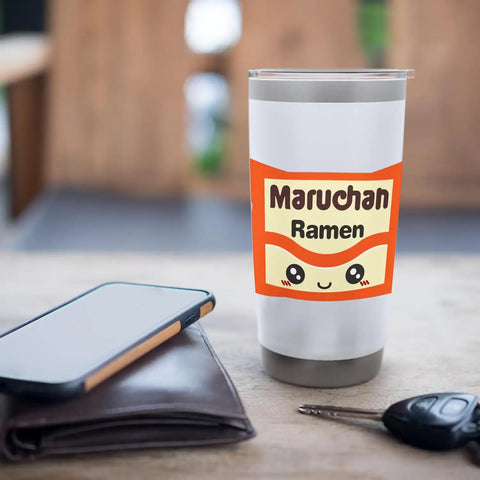 Maruchan Instant Lunch Kawaii Cute Package Logo Stainless Steel Insulated Tumbler
