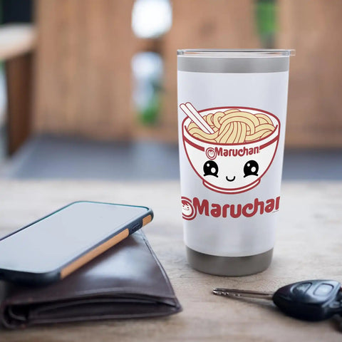 Maruchan Cute Noodle Bowl Face Logo Stainless Steel Insulated Tumbler