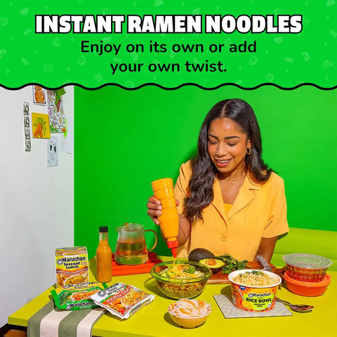 Maruchan Ramen Noodle Soup, Picante Chicken Flavor – Japanese-Style Instant Noodles, Quick & Easy Meal for Students & Busy Families – 3 Oz. (24 Pack)