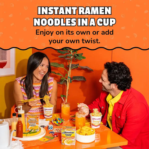 Maruchan Instant Lunch Ramen Noodles, Chicken Flavor – Japanese-Style Instant Noodle Soup, Easy Meal Ready in 3 Minutes – 2.25 Oz. (12 Pack)
