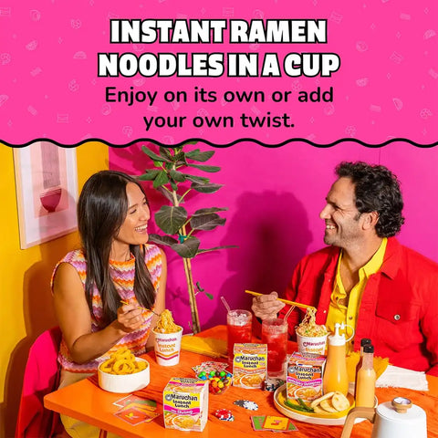 Maruchan Instant Lunch Ramen Noodles, Shrimp Flavor – Japanese-Style Instant Noodle Soup, Easy Meal Ready in 3 Minutes – 2.25 Oz. (12 Pack)