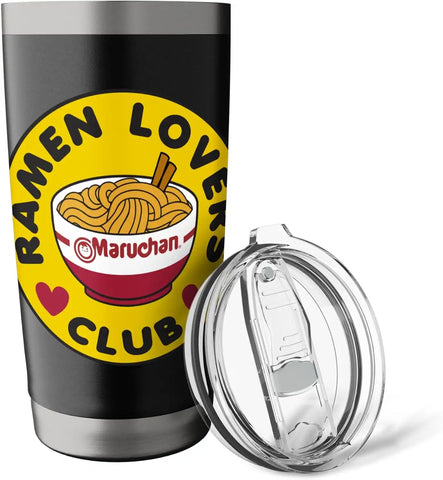 Maruchan Instant Lunch Ramen Lovers Club Bowl Logo Stainless Steel Insulated Tumbler