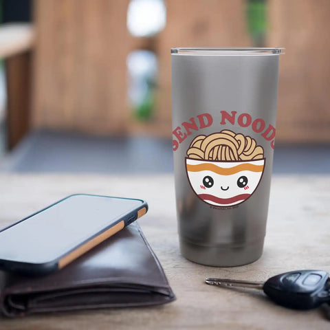 Maruchan Send Noods Ramen Bowl Face Stainless Steel Insulated Tumbler