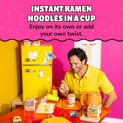 Maruchan Instant Lunch Ramen Noodles, Chili Piquin & Shrimp – Japanese-Style Instant Noodle Soup, Easy Meal Ready in 3 Minutes – 2.25 Oz. (12 Pack)