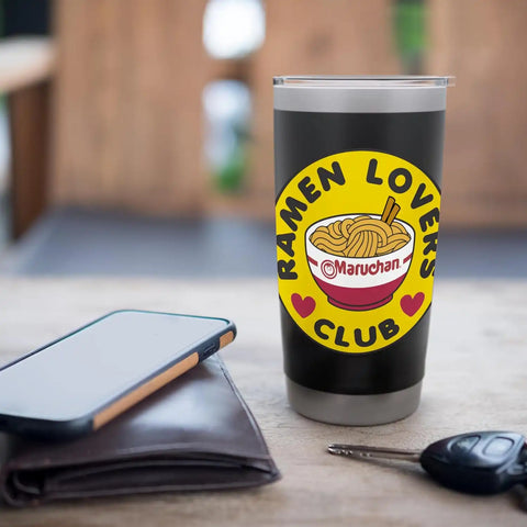 Maruchan Instant Lunch Ramen Lovers Club Bowl Logo Stainless Steel Insulated Tumbler