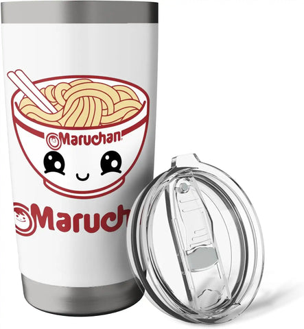 Maruchan Cute Noodle Bowl Face Logo Stainless Steel Insulated Tumbler