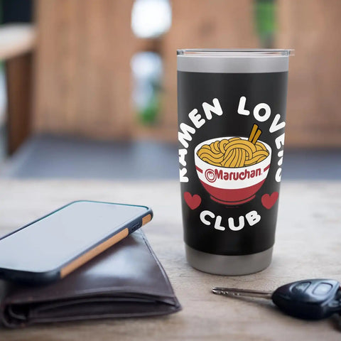 Maruchan Instant Lunch Ramen Lovers Club Cute Logo Stainless Steel Insulated Tumbler