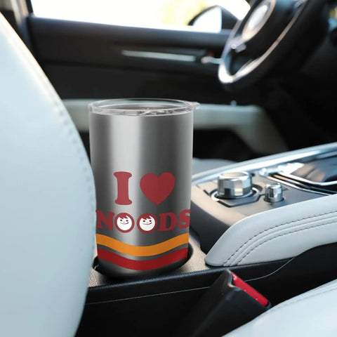 Maruchan I Heart Noods Humour Logo Stainless Steel Insulated Tumbler