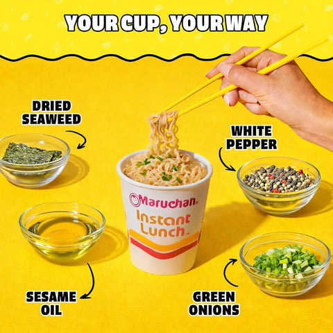 Maruchan Instant Lunch Ramen Noodles, Shrimp Flavor – Japanese-Style Instant Noodle Soup, Easy Meal Ready in 3 Minutes – 2.25 Oz. (12 Pack)