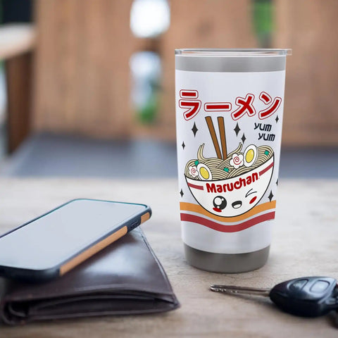 Maruchan Yum Yum Winking Noodle Bowl Poster Stainless Steel Insulated Tumbler