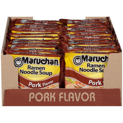 Maruchan Ramen Pork Flavor, 3.0 Oz(Pack of 48)